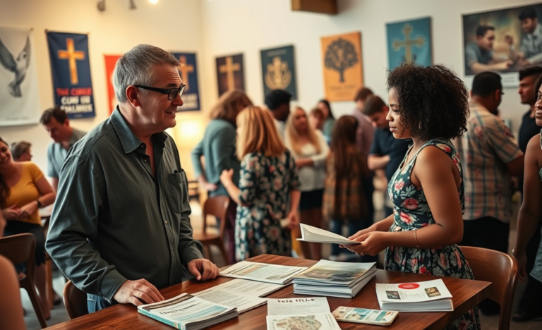 A diverse community exploring Christian options and denominations.