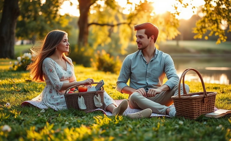 A couple discussing their Christian values while dating, embodying the theme of Christian dating without complications.