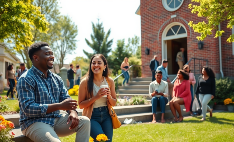 Exploring faith-based communities and events to find Christian love.