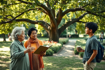A serene path through a forest symbolizing the journey of faith and spiritual exploration.