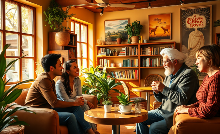 A collage of screenshots from various Christian relationship platforms.