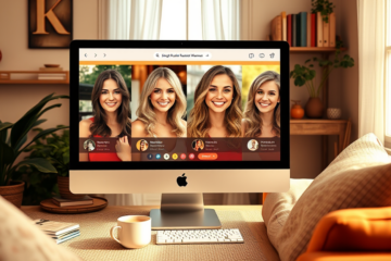 A collage of beautiful single Russian women ready to connect and chat online.