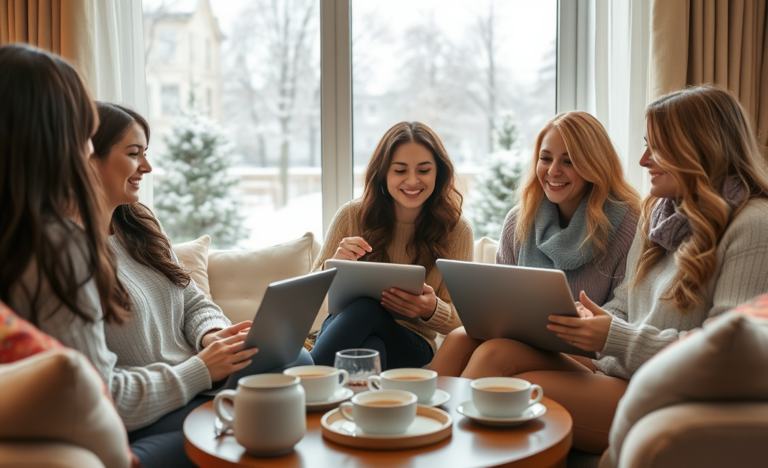 Engage in conversations with single Russian women online.