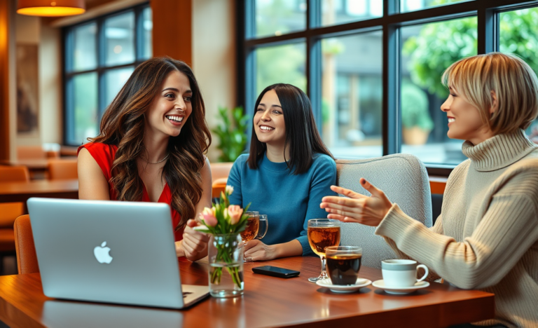 A collage of single Russian women open to chat and connect.